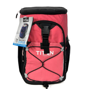 Titan Deep Freeze 24 Can Backpack Cooler Bag Pink