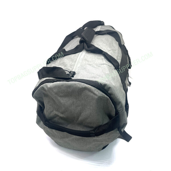 Duffle Bag Cationic Grey Fabric - Image 2