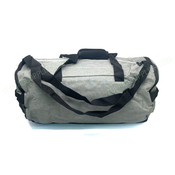 Duffle Bag Cationic Grey Fabric - Image 3