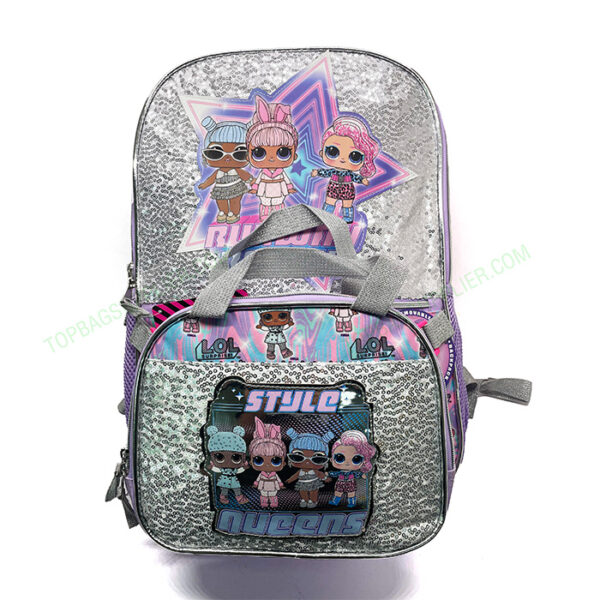 Backpack with removable lunch bag LOL