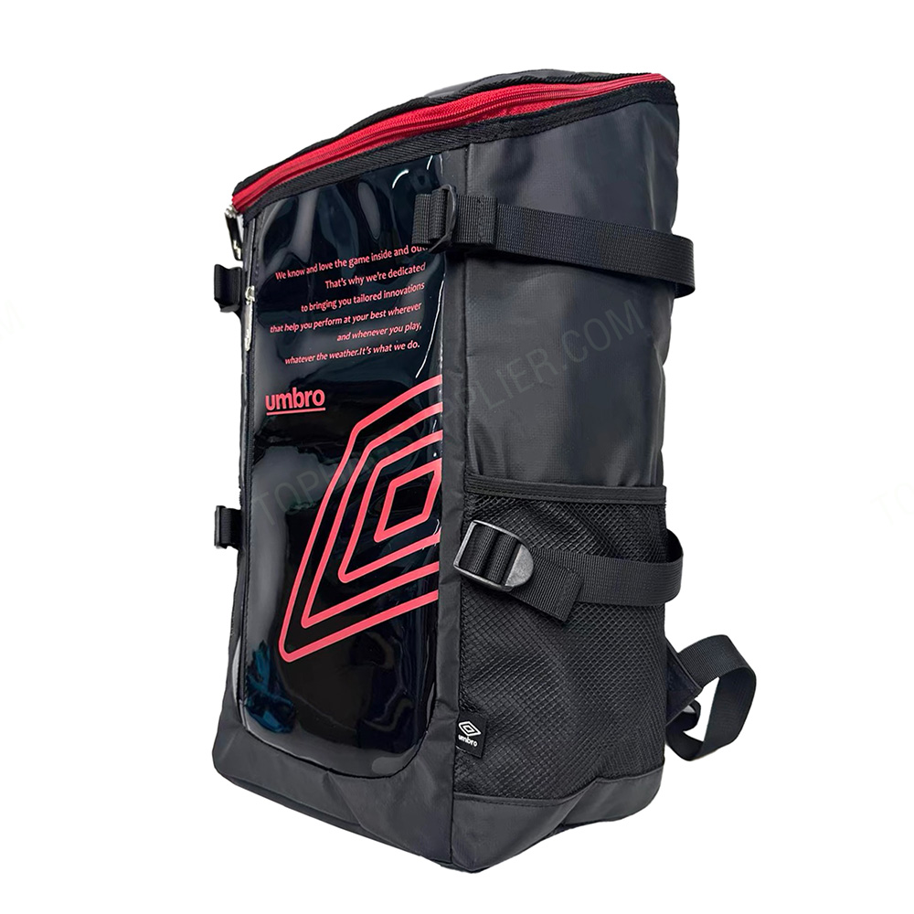 Umbro Glossy Sports Bag Red/Black - Image 2