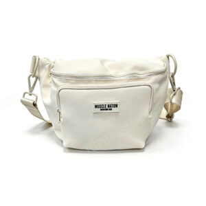 Muscle Nation Cream Crossover Bag
