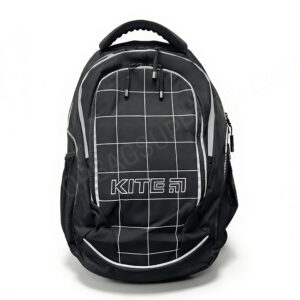 Kite Checks Black Casual Backpack